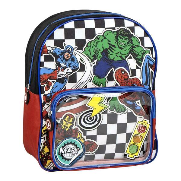 Cerdá Mochila infantile Avengers - Sac à dos pour enfant avec motif Avengers, dimensions : 2.5 cm x 3.0 cm x 1.2 cm - Âge recommandé : 3 ans et plus - Couleur disponible : Noir Cerdá Mochila infantile Avengers - Sac à dos pour enfant avec motif Avengers, dimensions : 2.5 cm x 3.0 cm x 1.2 cm - Âge recommandé : 3 ans et plus - Couleur disponible : Noir