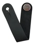 LEVYS Adaptateur de sangle pour guitare acoustique en cuir noir