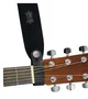 LEVYS Adaptateur de sangle pour guitare acoustique en cuir noir