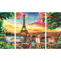 Ravensburger CreArt Paris Peinture par numéros Format Triptyque 80x50cm