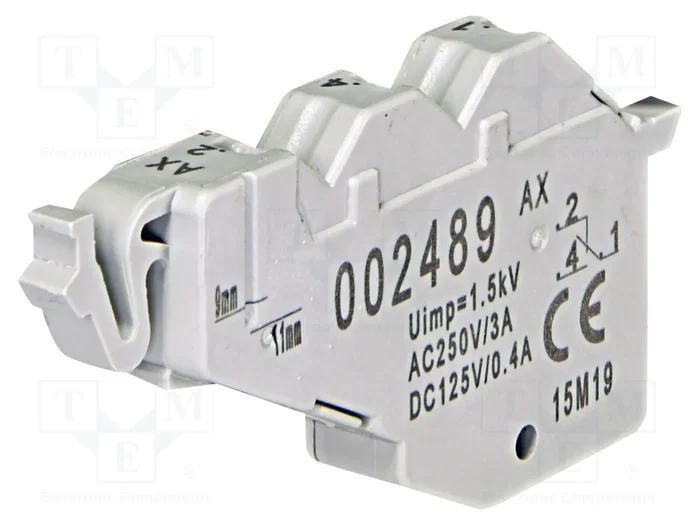 ETI POLAM Broches de support EB2S, ED2S SPDT 230VAC 3A ETI POLAM Broches de support EB2S, ED2S SPDT 230VAC 3A