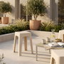 Home Deco Factory Tabouret Apilable Crema Spectra