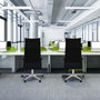 Piqueras y Crespo Albacete Chaise de Bureau Bleu marine et Blanc