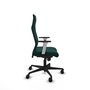 Piqueras Y Crespo Fauteuil Albacete Vert Bouteille avec Mécanisme Synchro et Accoudoirs ByN