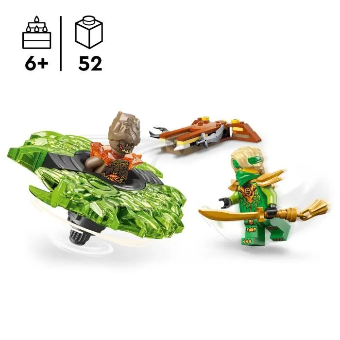 LEGO NINJAGO Jeu de Construction 71850 Lloyd contre la Toupie du Monstre de la Terre - Saison 4 LEGO NINJAGO Jeu de Construction 71850 Lloyd contre la Toupie du Monstre de la Terre - Saison 4