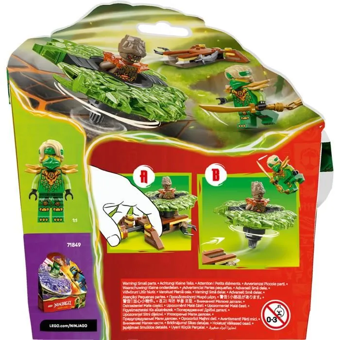 LEGO NINJAGO Jeu de Construction 71850 Lloyd contre la Toupie du Monstre de la Terre - Saison 4 LEGO NINJAGO Jeu de Construction 71850 Lloyd contre la Toupie du Monstre de la Terre - Saison 4