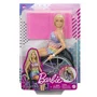 Barbie Poupée Fashionistas HJT13 avec fauteuil roulant - Célébration de la diversité et de la mode