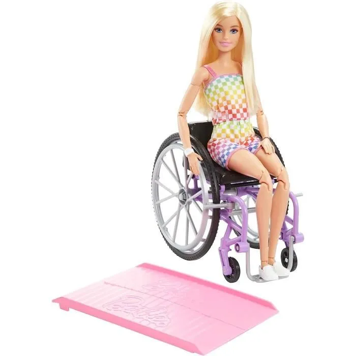 Barbie Poupée Fashionistas HJT13 avec fauteuil roulant - Célébration de la diversité et de la mode Barbie Poupée Fashionistas HJT13 avec fauteuil roulant - Célébration de la diversité et de la mode