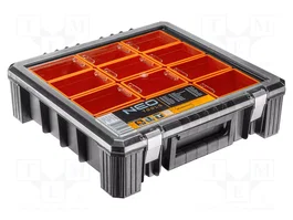 NEO TOOLS Conteneur collectif avec boîtes noir-orange