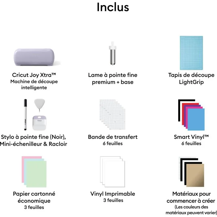 Cricut Coffret Joy Xtra Lavande - Edition Limitée Cricut Coffret Joy Xtra Lavande - Edition Limitée