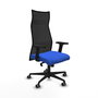 Piqueras y Crespo Chaise de Bureau Albacete Bleu et Noir