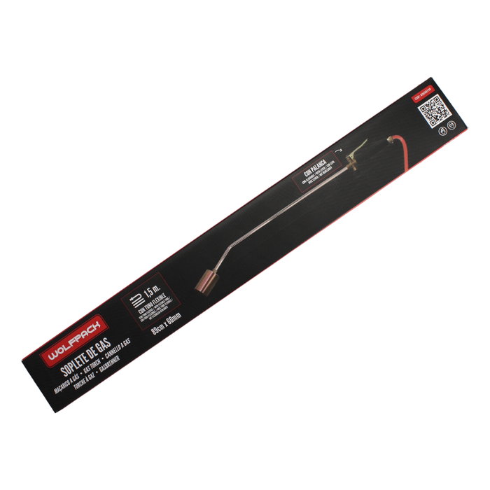 WOLFPACK LINEA PROFESIONAL Soplete avec levier et tuyau 70cm x 60mm
