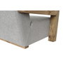 DKD Home Decor Canapé Moderne Gris clair et Naturel