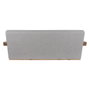 DKD Home Decor Canapé Moderne Gris clair et Naturel