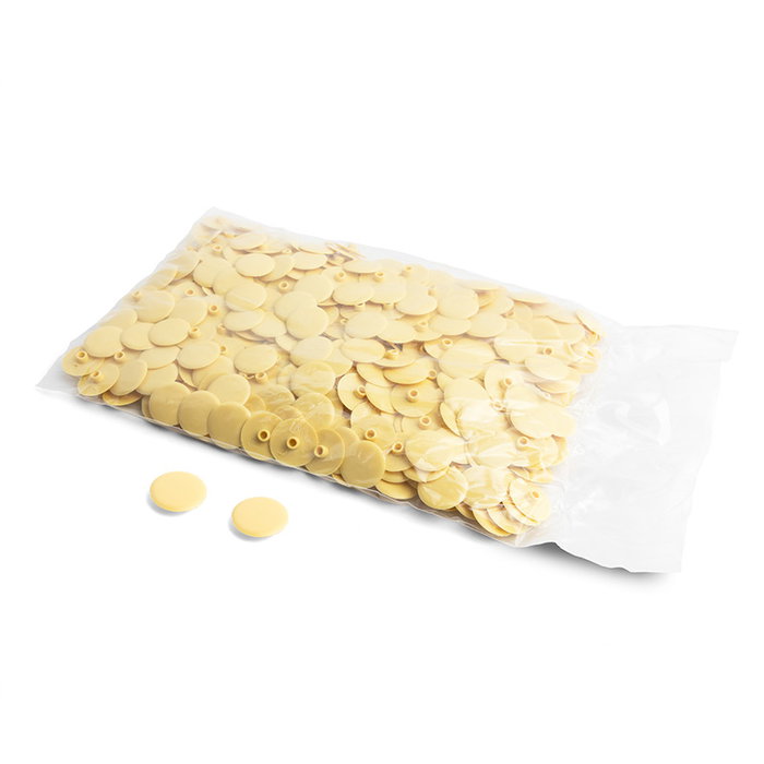 HERRAJES ALK Modelo Gozo Tapa Excéntrica Embellecedora Ø17 Formato Bolsa 500 Unidades Acabado Pino HERRAJES ALK Modelo Gozo Tapa Excéntrica Embellecedora Ø17 Formato Bolsa 500 Unidades Acabado Pino