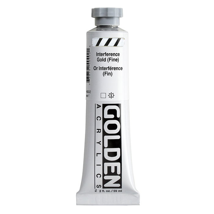 Golden Peinture Acrylique Heavy Body Or Interférence (Finition Fine) 59 ml Golden Peinture Acrylique Heavy Body Or Interférence (Finition Fine) 59 ml