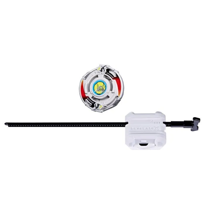 Beyblade X-Over Project Driger Slash 4-80P, Peonza y Lanzador de Tipo Equilibrio, À partir de 8 Ans