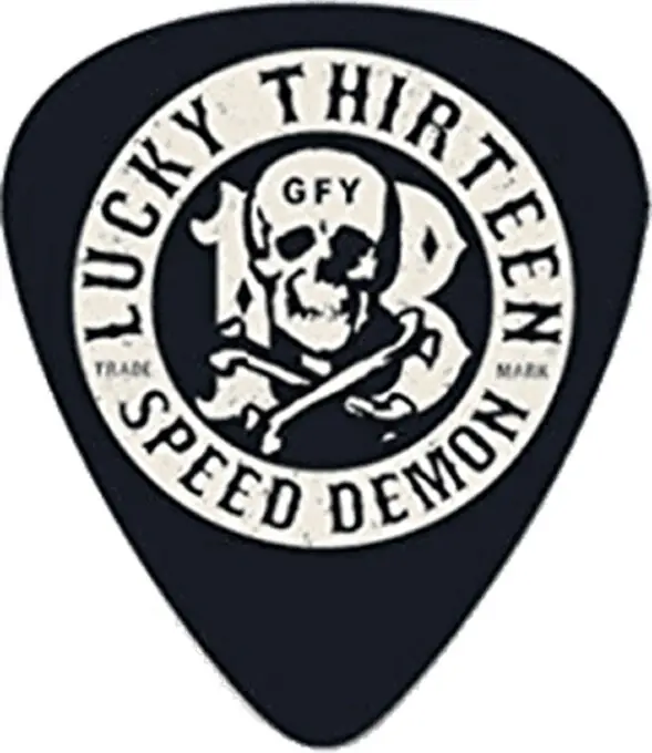 Dunlop Lucky 13 Series III Speed Demon Pack de 36 médiators 0,73 mm - Dimensions 11,5 x 10 x 0,5 cm