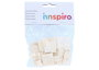 Innspiro Lot de 70 carrés en bois naturel assortis