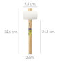 WOLFPACK LINEA PROFESIONAL Masse en caoutchouc blanche 500 g