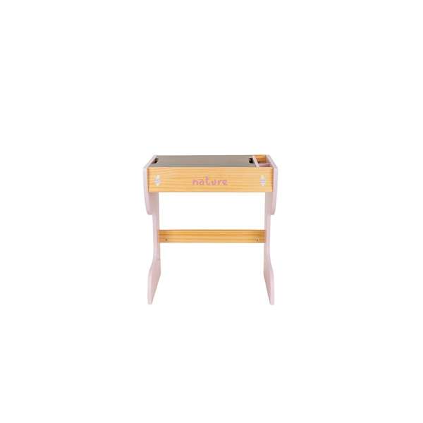 Muñecas Arias Bureau avec Tableau Noir et Banc Coffre Nature