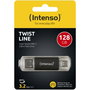 Intenso Clé USB Twist Line A+C 128 Go