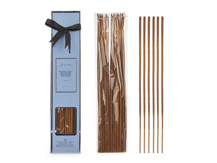 Acorde Lot de 30 Barres d'Encens avec Support 6 Parfums Assortis 30,5 x 6,5 x 2,5 cm (Set de 72)