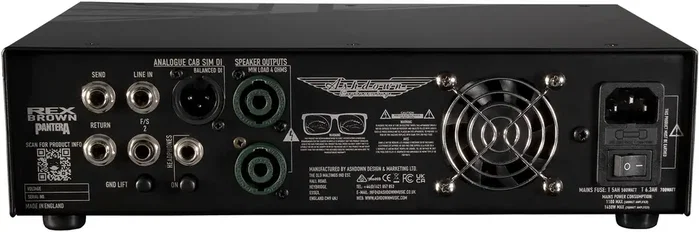 ASHDOWN RB-800 Cabezal de Bajo Rex Brown Pantera Signature - 800W