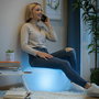 Pack Fauteuil Gonflable avec LED Multicolore et Siège gonflable avec LED multicolore et télécommande InnovaGoods