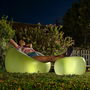 Pack Fauteuil Gonflable avec LED Multicolore et Siège gonflable avec LED multicolore et télécommande InnovaGoods