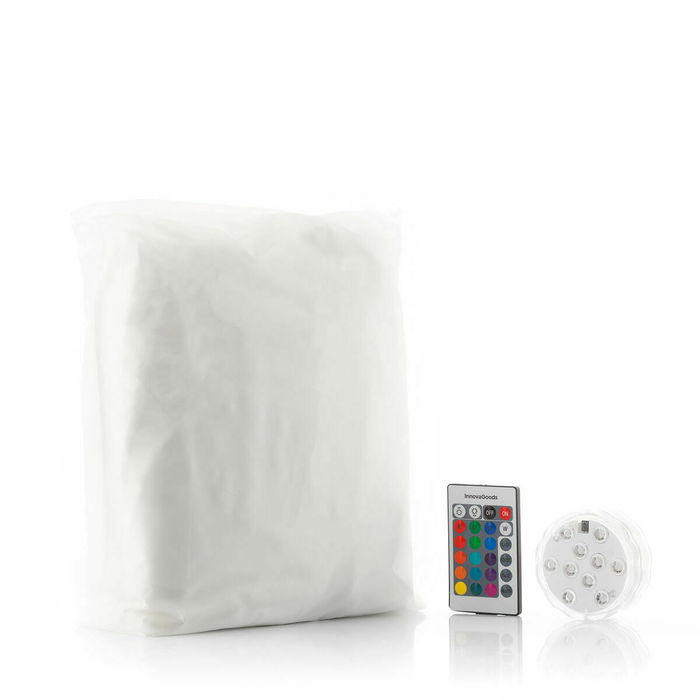 Pack Fauteuil Gonflable avec LED Multicolore et Siège gonflable avec LED multicolore et télécommande InnovaGoods