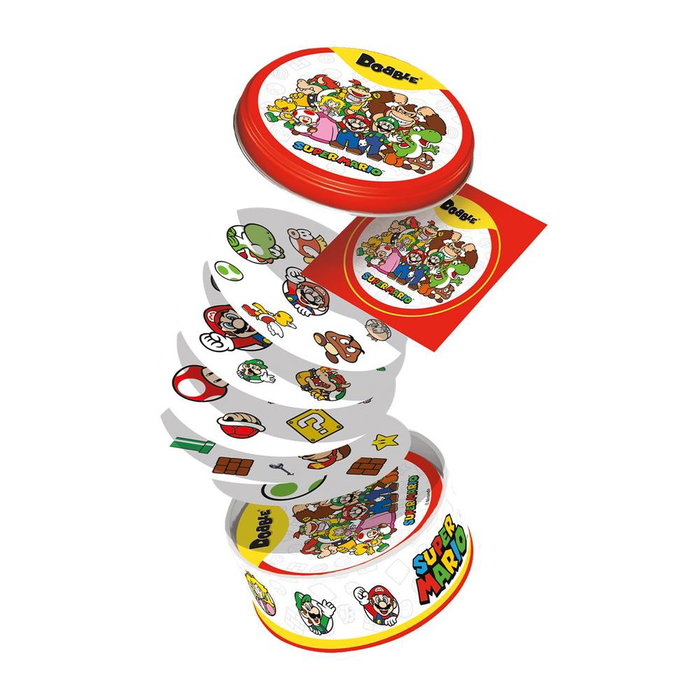 Asmodee DOBSM07DEES Dobble Super Mario Jeu de Cartes Familial dès 7 Ans Multilingue