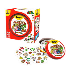 Asmodee Jeu Dobble Super Mario Dobsm07Dees - Jeu d'observation et de rapidité avec 55 cartes illustrées - À partir de 6 ans