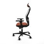 Piqueras y Crespo Chaise de Bureau Jorquera 3D036N1 Blanc Marron