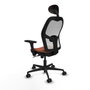 Piqueras y Crespo Chaise de Bureau Jorquera 3D036N1 Blanc Marron