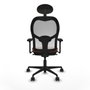 Piqueras y Crespo Chaise de Bureau Jorquera 3D036N1 Blanc Marron