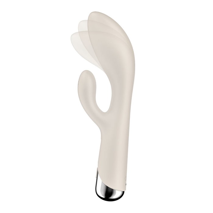 Vibration de Stimulation Double Satisfyer Spinning Rabbit 1 Blanc