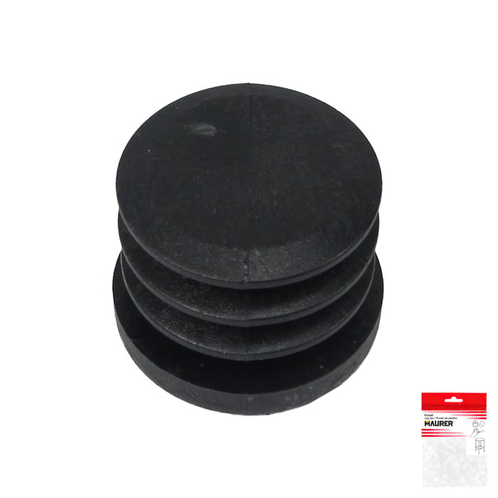 MAURER Embouts ronds intérieurs noirs 30mm, lot de 4 pièces