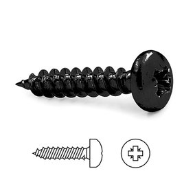 UCAFIX Vis à bois tête ronde Pozidriv 25mm x 3,5mm (Pack de 1000)​