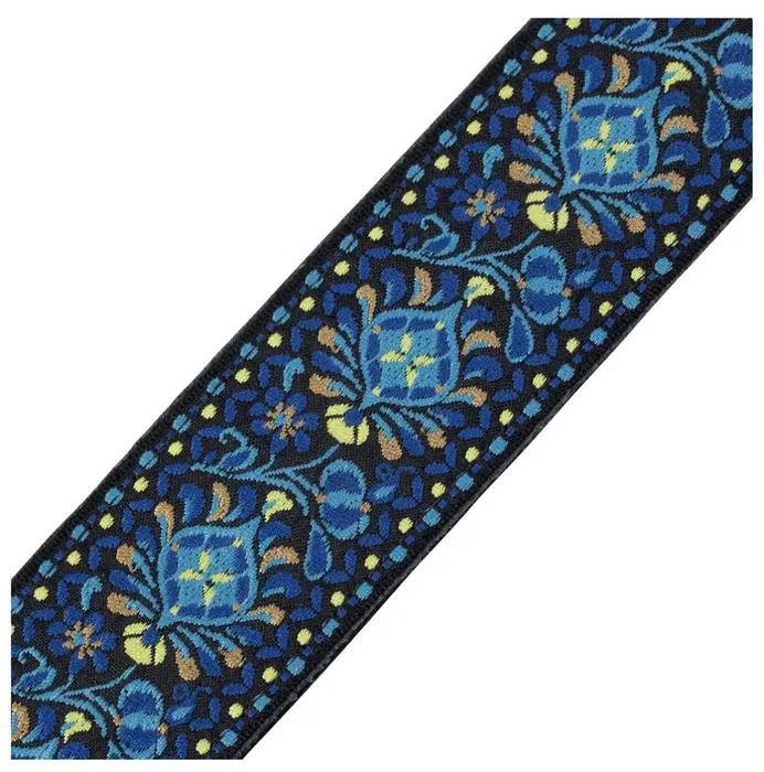 LEVYS Correa Vintage Hootenanny Series 2" Avec Support pour Médiator - Bleu LEVYS Correa Vintage Hootenanny Series 2" Avec Support pour Médiator - Bleu