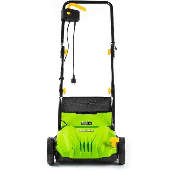 Fieldmann Scarificateur de pelouse électrique FZV 2004-E, 1500 W, 32 cm de largeur de coupe, 40 L bac de récupération, pour surfaces jusqu'à 800 m²