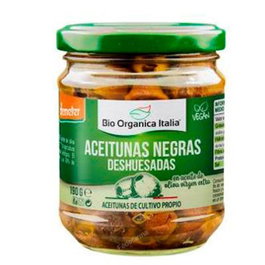 BIO ORGANICA ITALIA Olives noires dénoyautées BIO