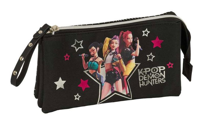 K-Pop - Porte-tout triple Demon Hunters Energy - Boîte de rangement pour figurines ou collection - 22 x 12 x 3 cm K-Pop - Porte-tout triple Demon Hunters Energy - Boîte de rangement pour figurines ou collection - 22 x 12 x 3 cm