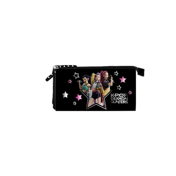 K-Pop - Porte-tout triple Demon Hunters Energy - Boîte de rangement pour figurines ou collection - 22 x 12 x 3 cm K-Pop - Porte-tout triple Demon Hunters Energy - Boîte de rangement pour figurines ou collection - 22 x 12 x 3 cm