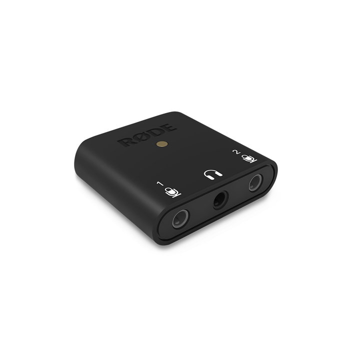 RODE Ai-Micro - Interface audio USB 2 canaux avec entrées 3,5 mm, sortie casque, compatible USB-A, USB-C et Lightning