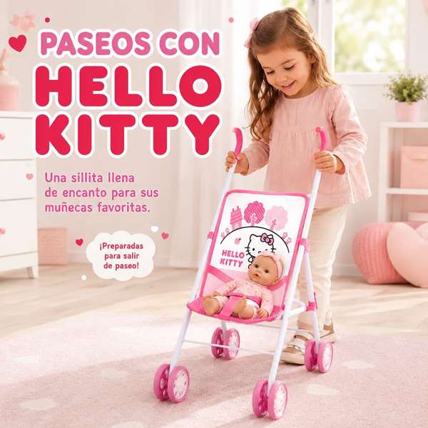 JugaToys Chaise pliable Hello Kitty pour poupée