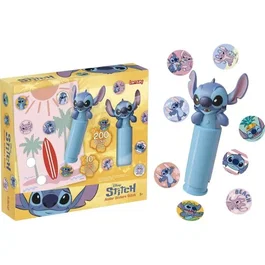 Lansay Atelier Stickers Stitch - 1 Tampon Magique et 200 Stickers Autocollants - Loisir Créatif Enfant Dès 5 Ans