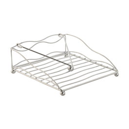 Porte-serviettes Home ESPRIT Argenté Métal 19 x 19 x 7 cm