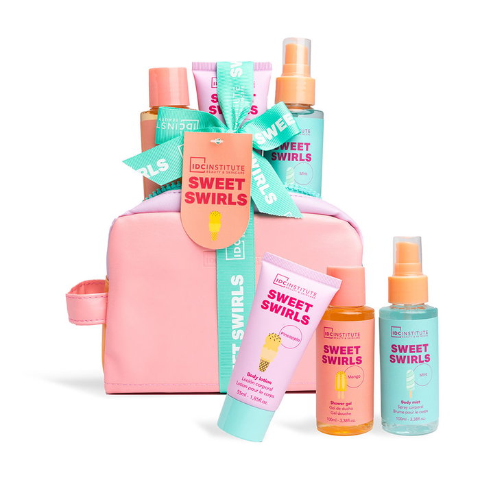 Idc Institute Coffret Sweet Twists 4 pièces avec trousse Idc Institute Coffret Sweet Twists 4 pièces avec trousse