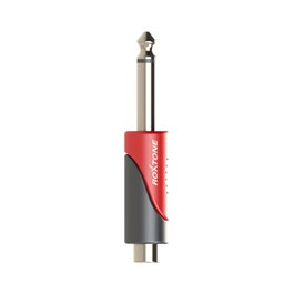 Roxtone Adaptateur RCA Femelle vers Jack 6,3 mm Mâle Mono Plastique